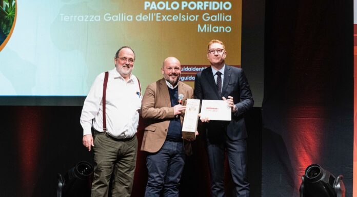 PAOLO PORFIDIO DI TERRAZZA GALLIA: Miglior sommelier Identità golose 2023