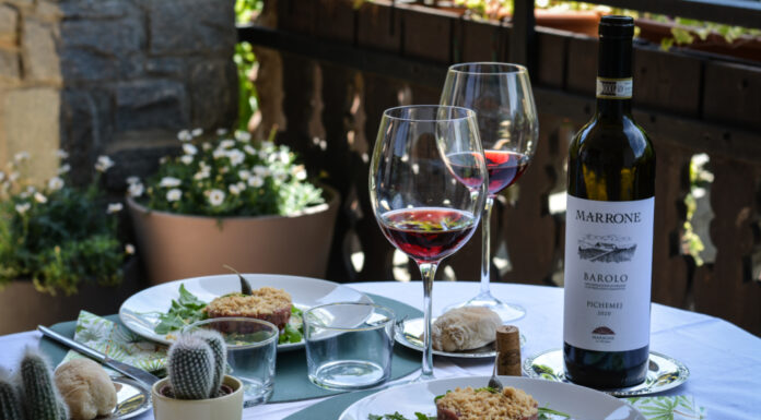IL FRESCO D’ESTATE : Barolo e Tartare alla Senape con pangrattato dorato
