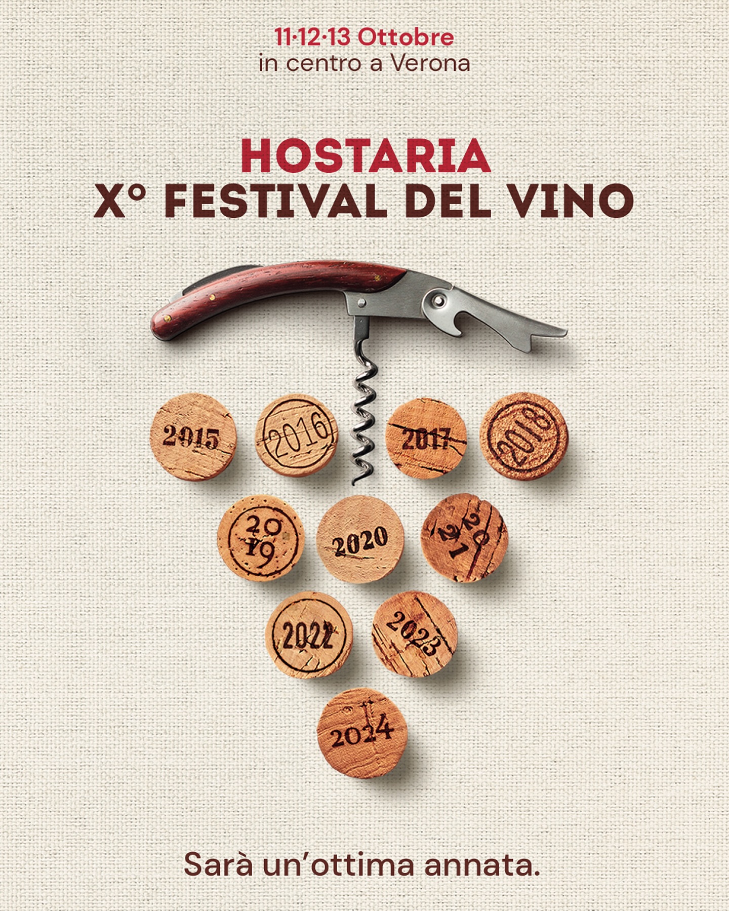 HOSTARIA: la decima edizione del Festival del Vino torna a Verona